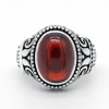 Срібний перстень з червоним каменем MF 1000ar розмір 19